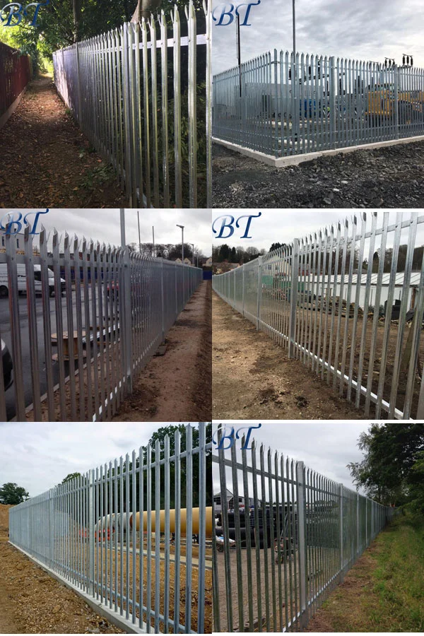 Wholesale Hot Dipped Galvanized W Pale High Security Palisade Fencing