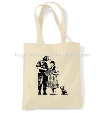 cotton canvas shopping tote bag, cotton reusable bag, cotton canvas promotional tote bag