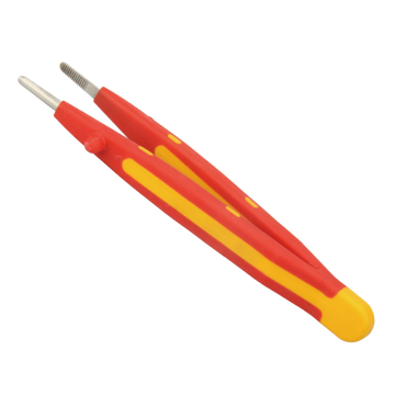 VDE injection flat  nose tweezers