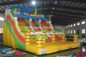 Amusement park tree house inflatable slide/ inflatable slide dry /giant inflatable slide