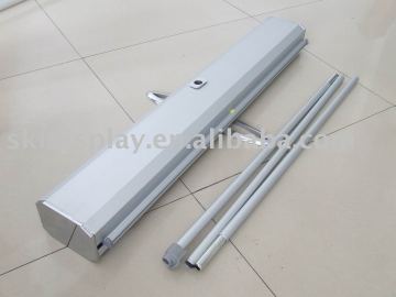 square roll up, roll up display