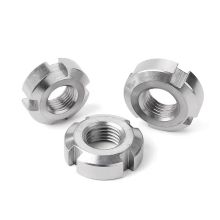 Stainless Steel Custom Slotted Round Lock Bearing Nuts Sleeve Nuts