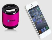 Stereo Aluminum Bluetooth Portable Speakers with USB loudspeakers