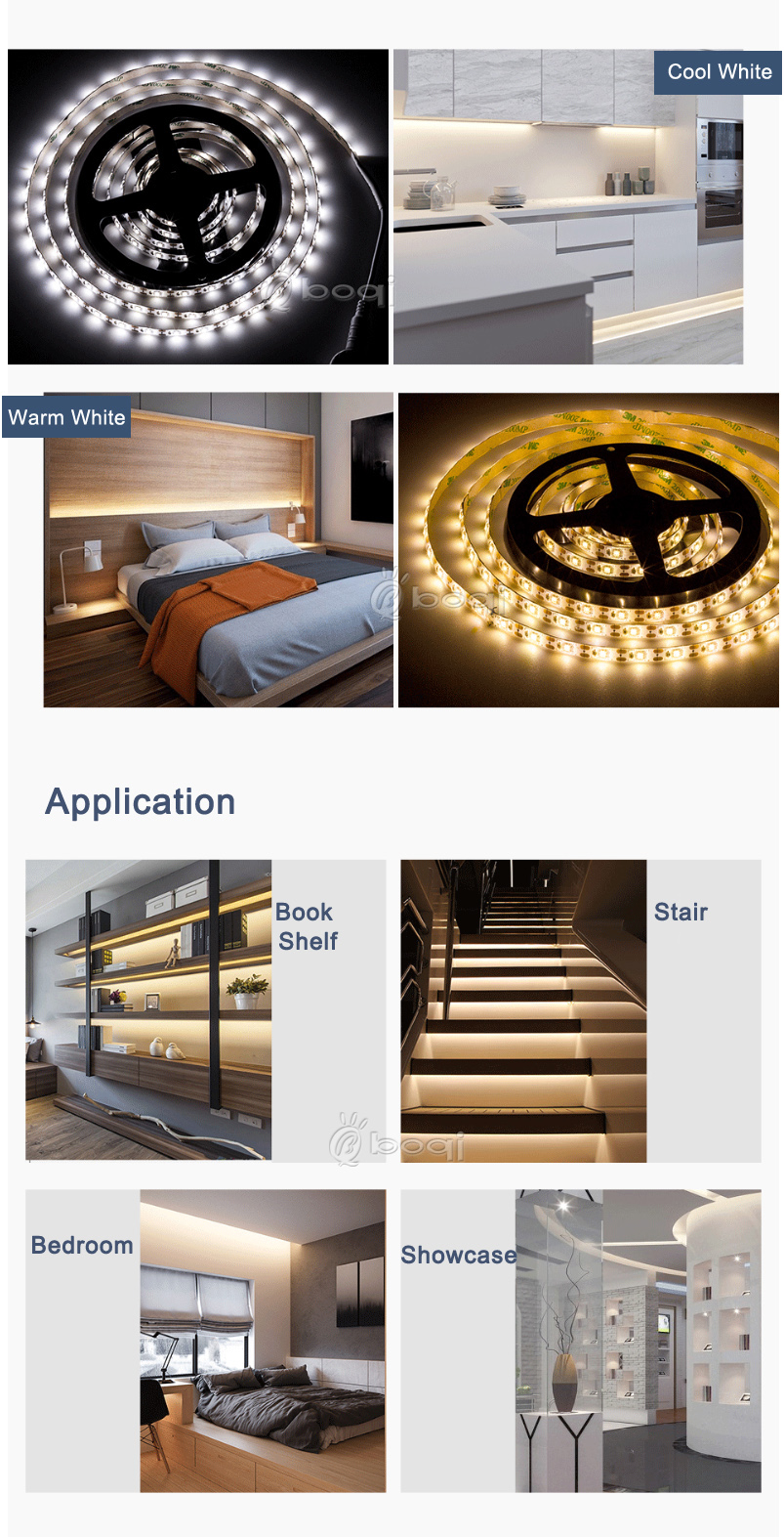 Smart Turn ON OFF PIR Motion Sensor & USB Port IP65 LED Strip Light Flexible adhesive lamp tape For Closet Stairs Cabinet