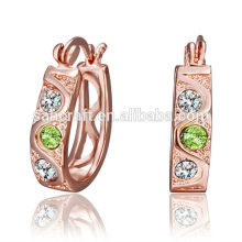 2014 Hot Wholesale Fashion Women Stud Earrings , Attractive 18K Gold Plated Hoop Earrings