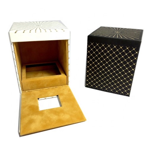 Soft touch full gold foil cosmetic paper boxes