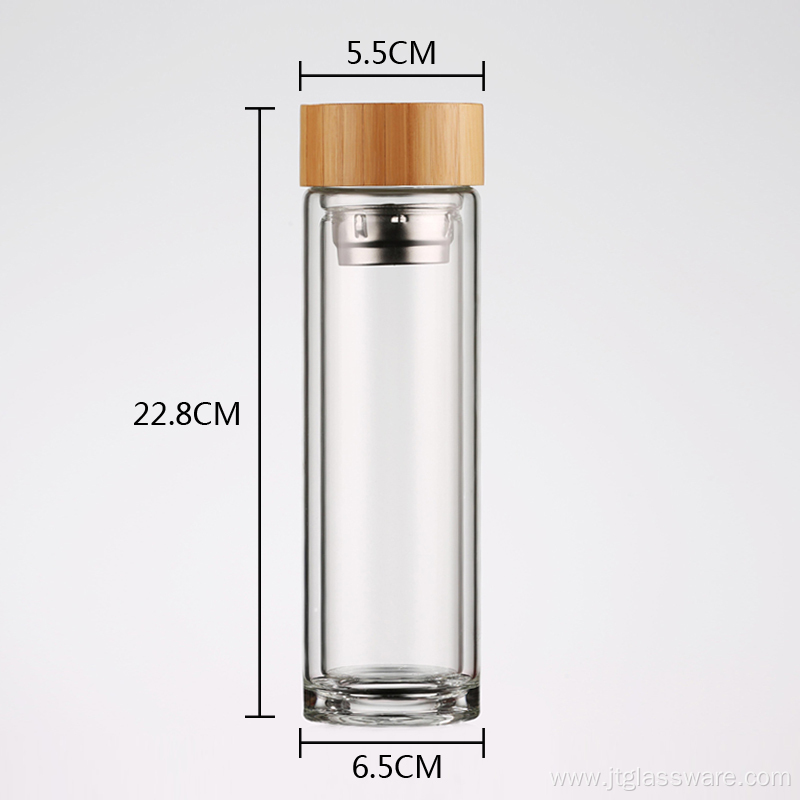 High Quality FDA Certified Glass Water Bottle