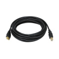 Gold-Plated USB-A Male to USB-B 0 Cable
