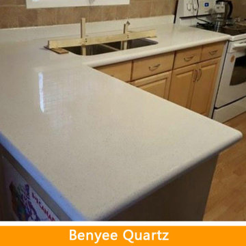 Pre Cut Quartz Synthetic Kitchen Countertops