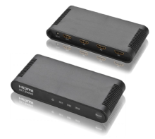 OEM supported HDMI Switch 3 IN 1 OUT 2 input 4 output hdmi switch splitter