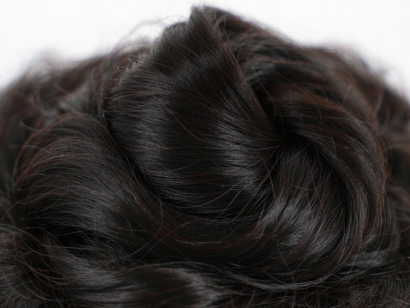 Dark Brown Water Wave Lace Front Wig 100% Human Hair