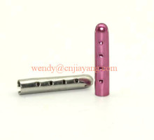 red color brass shoelace end tips cord aglet tips