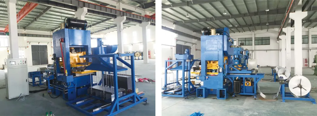 高精度フィンプレスパンチングマシン自動生産ライン