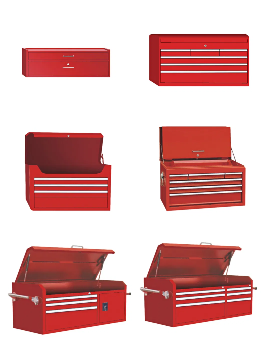 Roller Metal Tool Trolley Steel Cabinet Tool Cart for Workshop