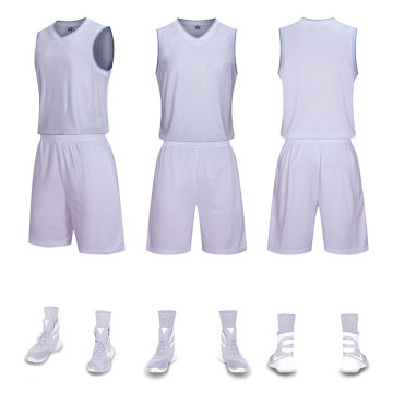 Sublimatie basketbal jersey van 100 polyester op maat