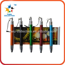 Pull out retractable banner ball pen with message pen promotional banner pen