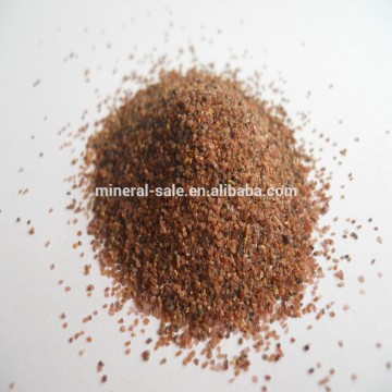 Water filtration/treatment rough garnet abrasive materials