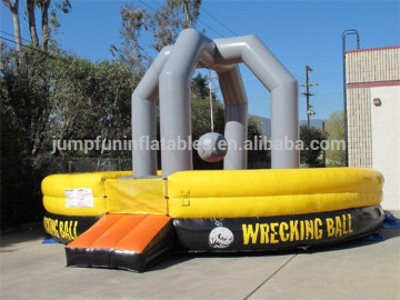 Wrecking ball interactive inflatable games,Hot adults inflatable wipeout ball Jousting games