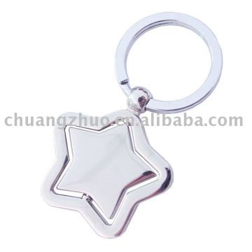 Fashion New Style Metal Star Keyring