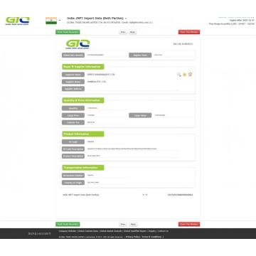 Aromatische Ethers India Import Data Sample