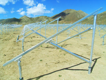 Photo voltaic brackets steel pile for solar system