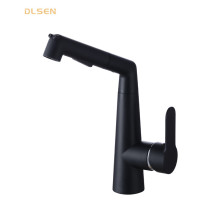 Fancy Black Pullout Kitchen Faucet Mixer