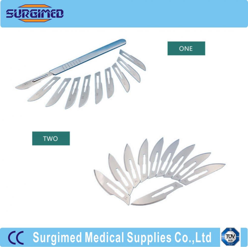 Disposable Surgical Stainless Steel Scalpel Blade