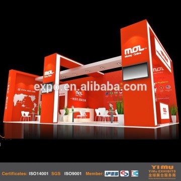 Wood Painting Exhibition Stand Design for China Tradeshows