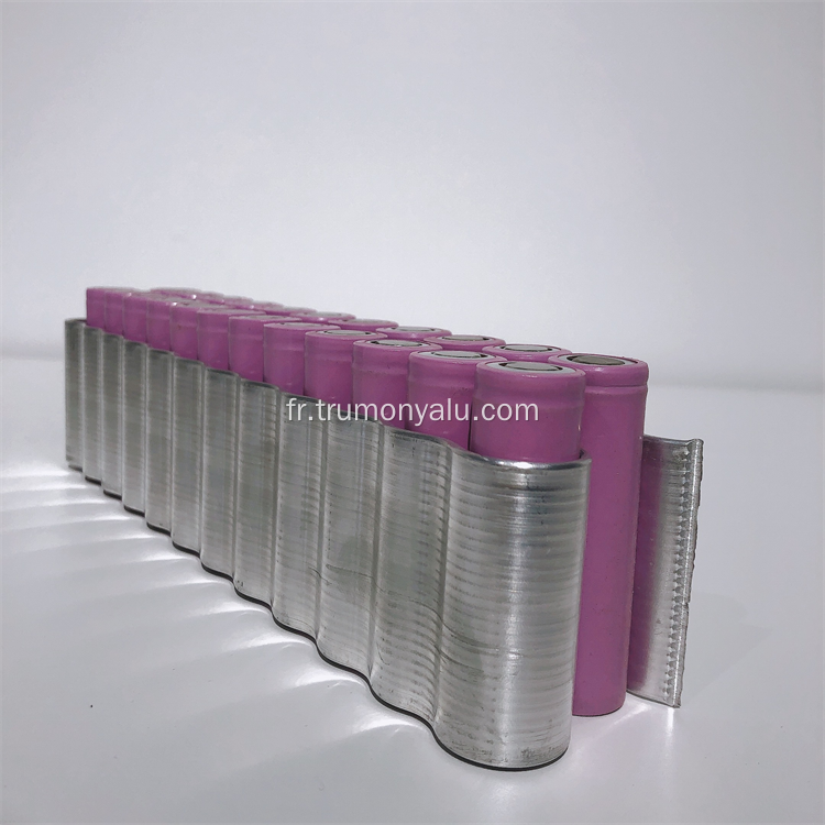 Tubes de refroidissement en aluminium pour cellules de batterie cylindriques 18650 EV