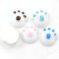 Kawaii Mini Cat Claw Shin Resin Cabochon Flatback Beads Slime For Kids DIY Craft Decor Charms Τηλέφωνο Shell Shell Decor