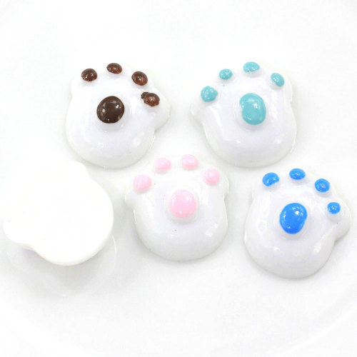 Kawaii Mini Chat En Forme De Griffe En Résine Cabochon Flatback Perles Slime Pour Enfants BRICOLAGE Artisanat Décor Charmes Téléphone Shell Décor