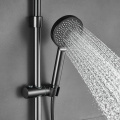 Exposed Gunmetal Brass Rainfall Shower Faucet
