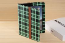 Crocodile Skin iPad 2 Leather Hard Case - Black