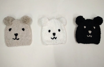 Bear Pattern Soft Hat