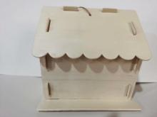wooden bird house deco
