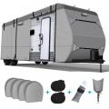 Tugas berat 6Layers Top RV Travel Trailer Cover