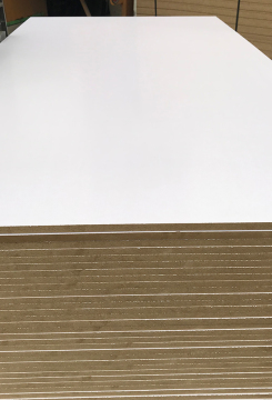 White melamine veneer density board