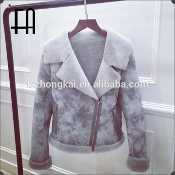 Factory direct wholesale pirce double face merino sheepskin leather coat