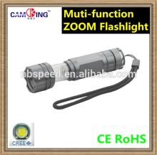 cree led flashlight,telescopic flashlight torch,aluminum flashlight,zoom flashlight