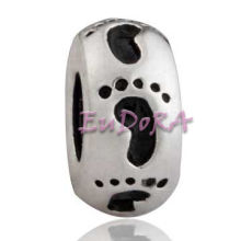 Thick Silver Plating Beads European Style Beads