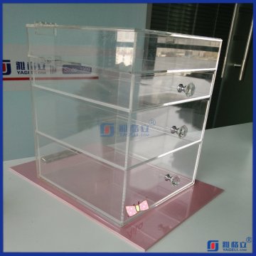 2016 China Manufacturer Acrylic Cosmetic Organizer / Wholesale Acrylic Makeup Organizer with Drawers