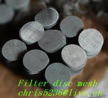 circular filter disc mesh