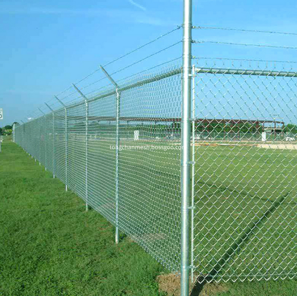 Clôture de maillon de chaîne en acier inoxydable