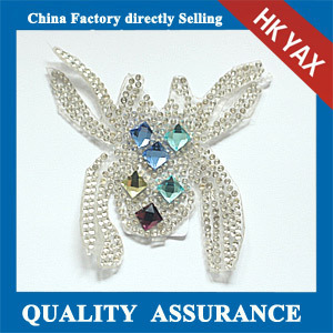 D1008 YAX High Quality colorful Crystal Rhinestone Applique Patch