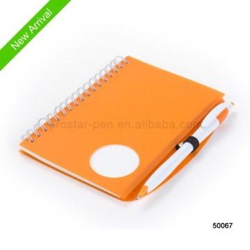 WRITING NOTEBOOK WITH BALL PEN