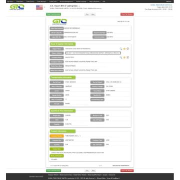 เครื่องรีไซเคิลลวดทองแดง USA นำเข้าตัวอย่างข้อมูล