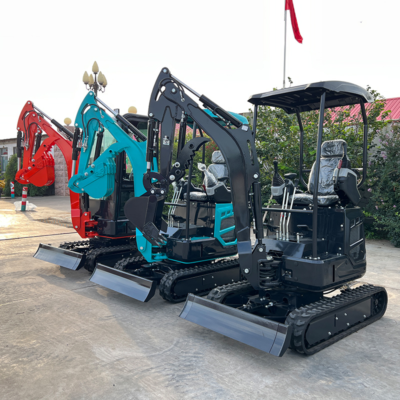 เครื่องขุดขนาดเล็ก Hydraulic Backhoe Mini Excavator