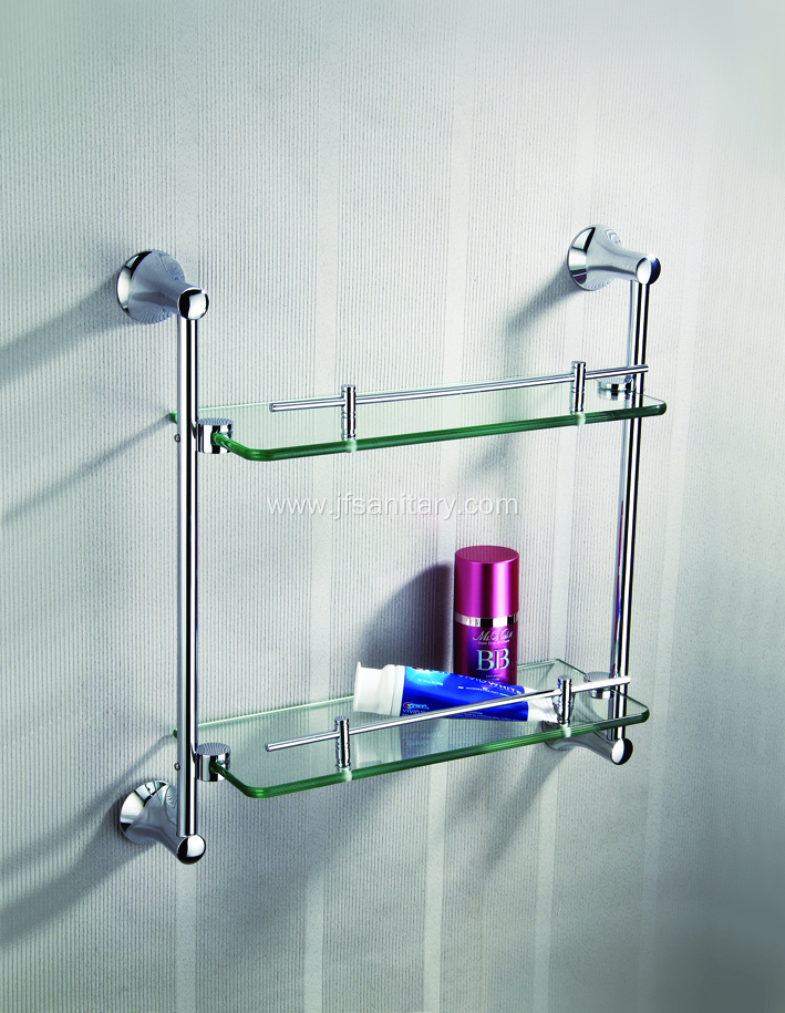 Dual Layer High Quality Glass Towel Shelf
