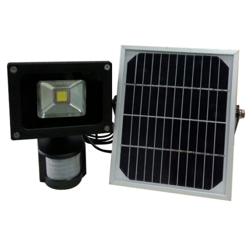 12V dẫn lũ ánh sáng với cảm biến và bảng điều khiển năng lượng mặt trời