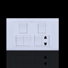 5 gang swtich + 1 socket